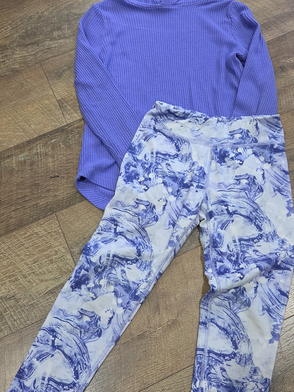 jumping beans Purple Marble Print Leggings